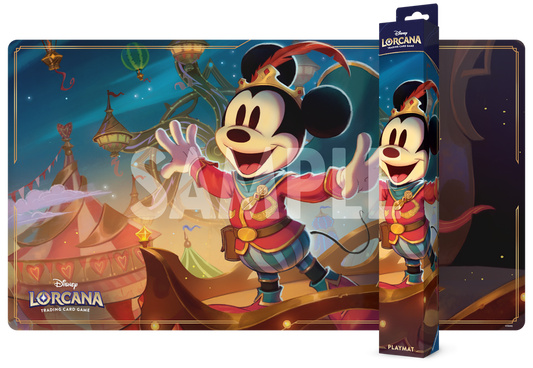 Preorder -  Disney Lorcana: Set 10 - Geflüster aus der Tiefe Spielmatte Micky Mouse