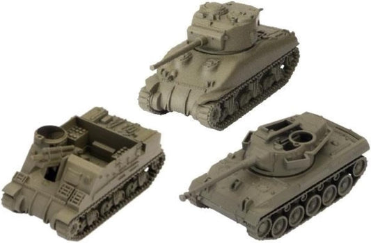 U.S.A. Tank Platoon (M4A1 Sherman (76mm), M7 Priest, M18 Hellcat)