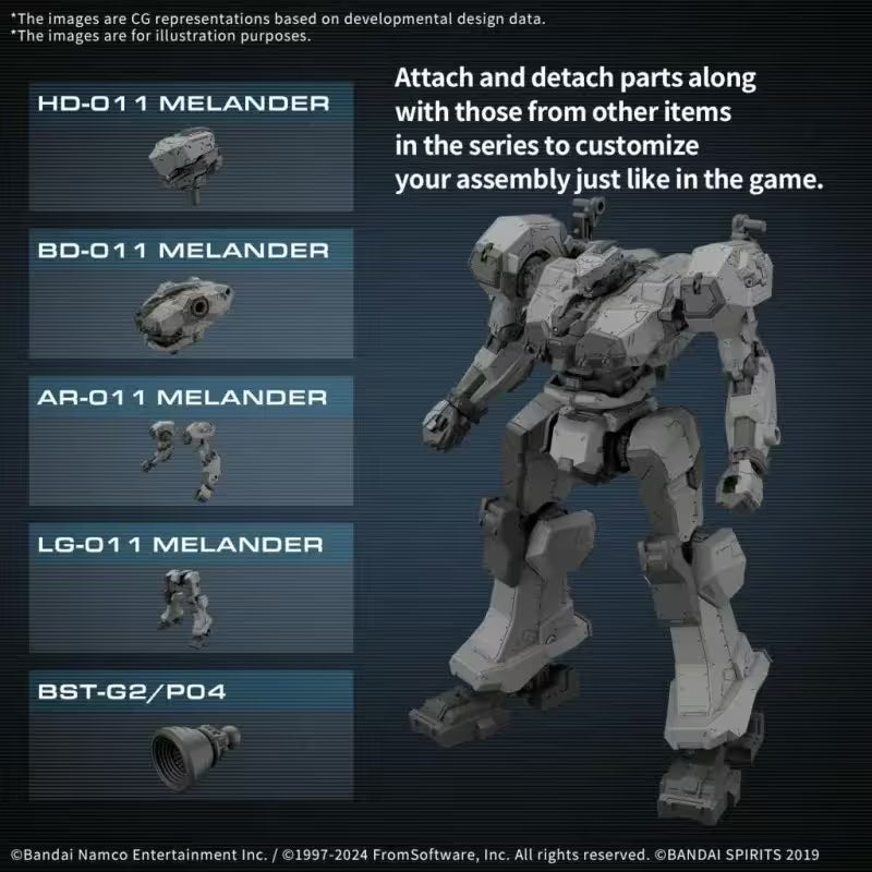 Bandai | 30MM Armored Core VI Fires of Rubicon Balam Industries BD-011 Melander | (1/144)