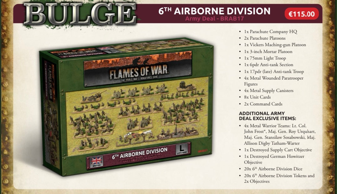 EBFD 6TH AIRBORNE DIVISION Army Box