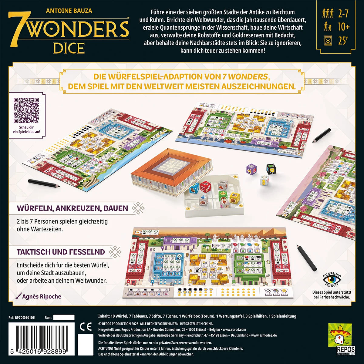 Preorder - 7 Wonders Dice