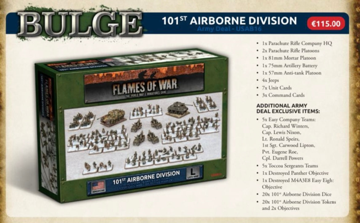 101ST AIRBORNE DIVISION Army Deal - Limited