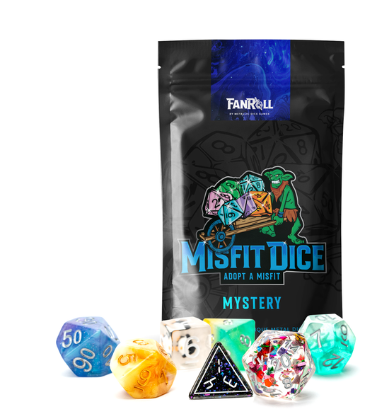 Mystery Misfit Resin Polyhedral Dice Set (7)