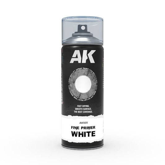 AK Spray Fine Primer White Spray (400 ml)