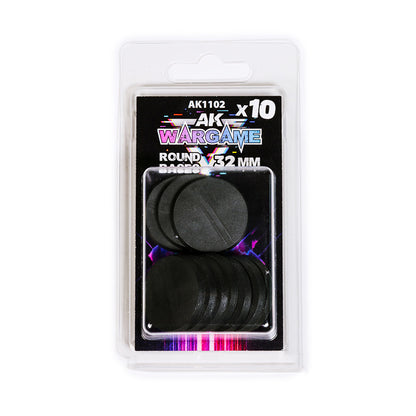 ROUND BASE 32MM X10 UNITS
