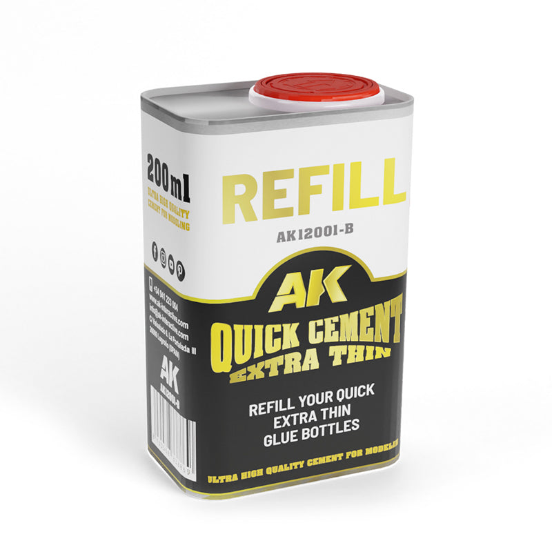 Preorder - 200 ML. REFILL – QUICK CEMENT EXTRA THIN (GLUE)
