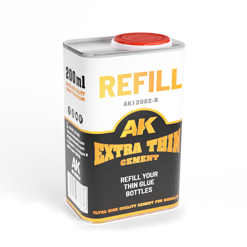Preorder - 200 ML. REFILL – EXTRA THIN CEMENT (GLUE)