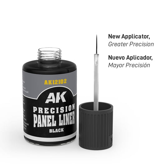 BLACK PRECISION PANEL LINER – PANELADOR DE PRECISION NEGRO