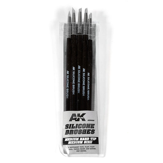 SILICONE BRUSHES MEDIUM TIP MEDIUM (5 SILICONE PENCILS)