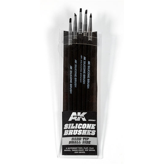 SILICONE BRUSHES HARD TIP SMALL (5 SILICONE PENCILS)