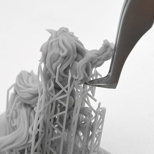 CUTTING TWEEZERS FLAT HEAD