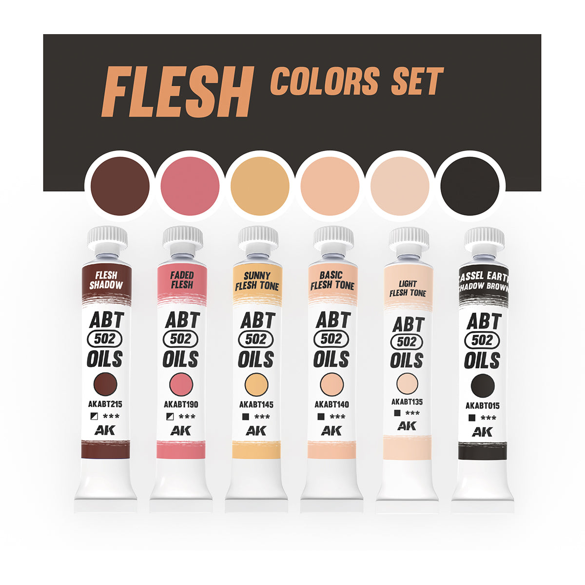 FLESH COLORS SET