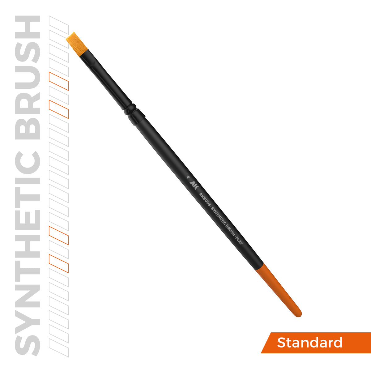 AK SYNTHETIC BRUSH – FLAT 4