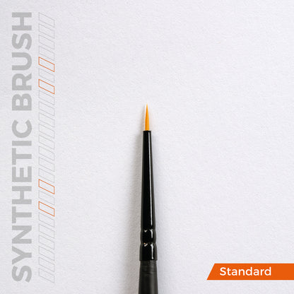 AK SYNTHETIC BRUSH – ROUND 4/0
