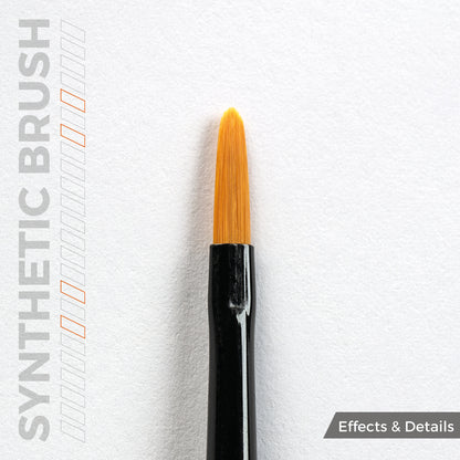 AK SYNTHETIC BRUSH – FILBERT 2