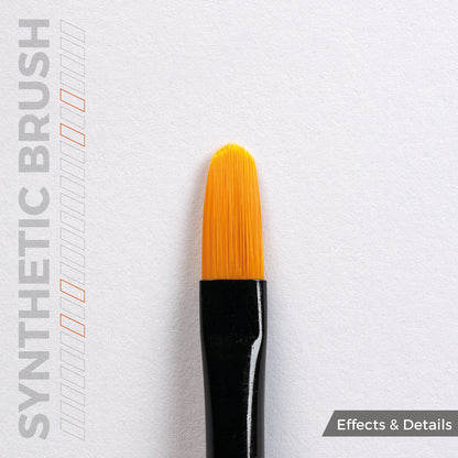 AK SYNTHETIC BRUSH – FILBERT 6