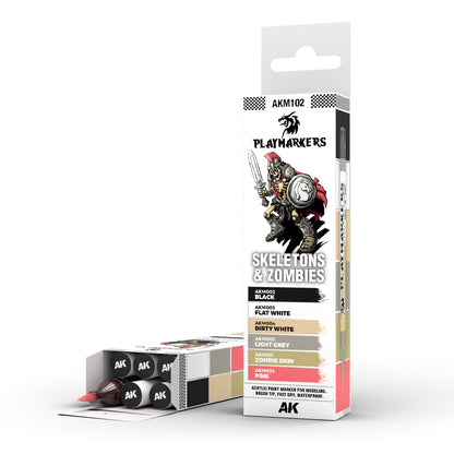 Playmarkers Set - SKELETONS & ZOMBIES (6 St.)