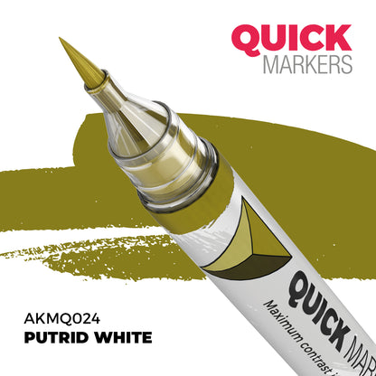 Preorder - Putrid White Quick Marker