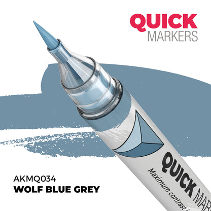 Preorder - Wolf Blue Grey Quick Marker