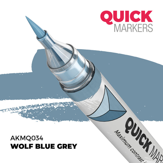 Preorder - Wolf Blue Grey Quick Marker