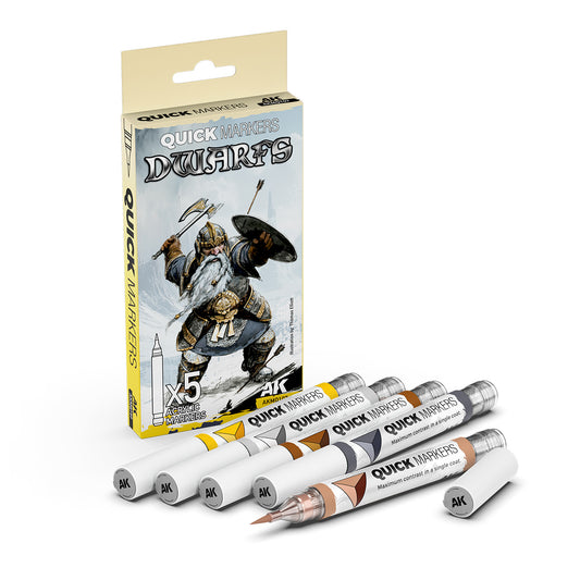 Preorder - Dwarfs Quick Markers Set