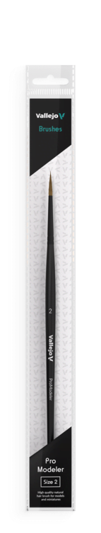 Natural Hair Brush No. 2 - Pro Modeler
