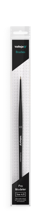Natural Hair Brush No. 4/0 - Pro Modeler