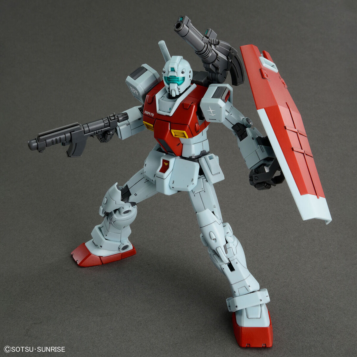 HG 1/144 RGM-79 GM (Shoulder Cannon/Missile Pod)