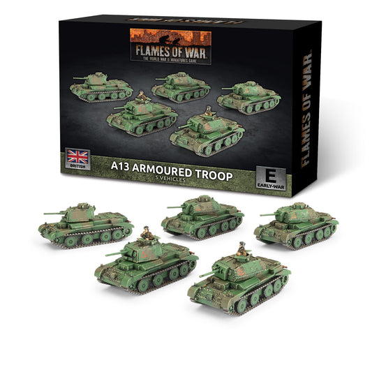 Preorder - A13 Cruiser Troop (x5 Plastic)