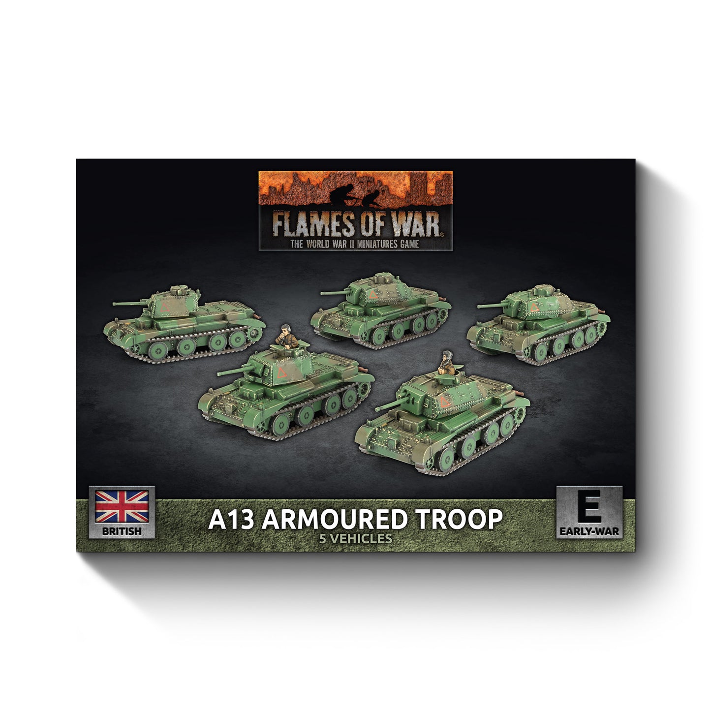 Preorder - A13 Cruiser Troop (x5 Plastic)