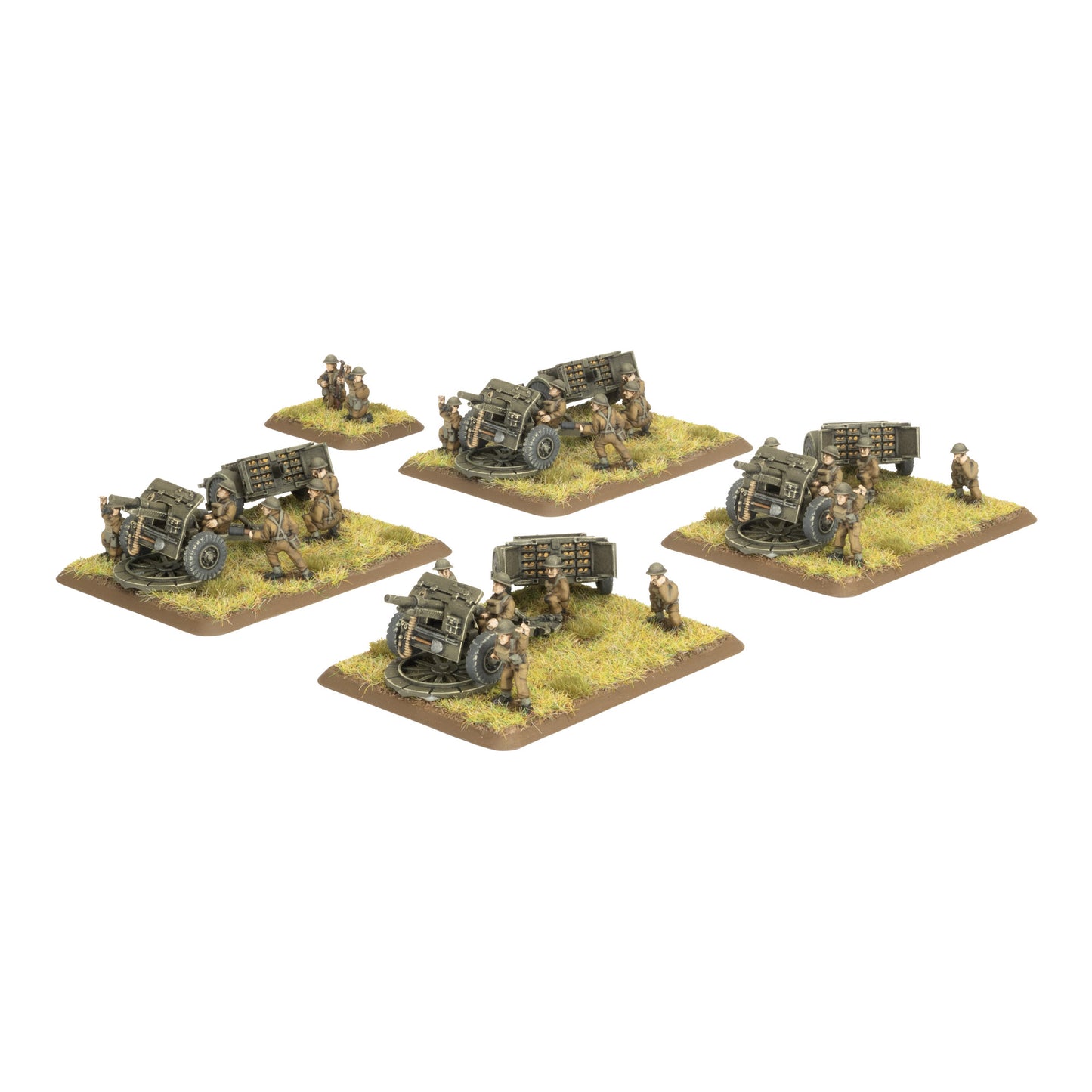Preorder - 18/25pdr Gun Battery (x4 guns)