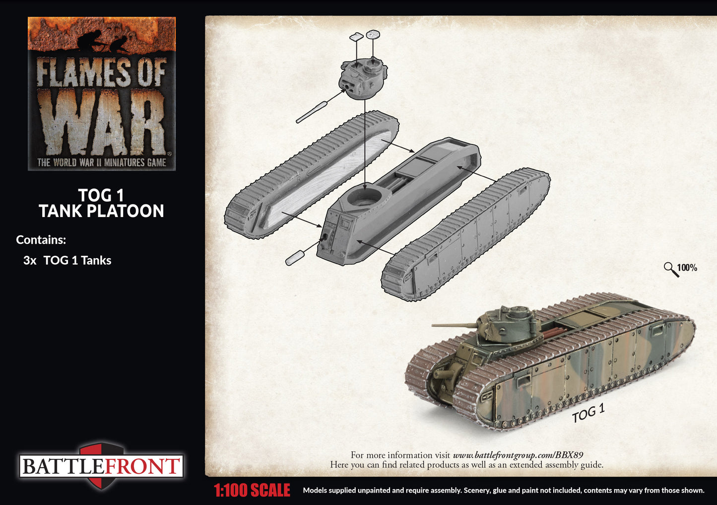 Preorder - TOG I Tank Platoon (x3) (EW)