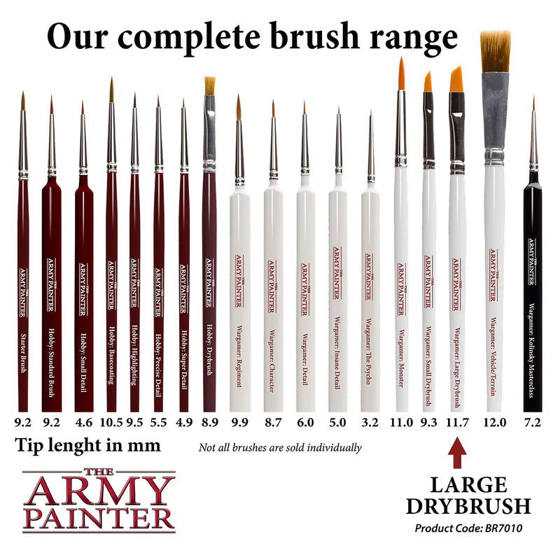 Wargamer Brush: Large Drybrush