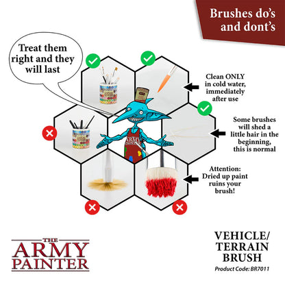 Wargamer Brush: Vehicle & Scenery