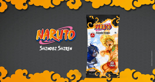 Preorder - Naruto Mythos TCG – SET 2 SHINOBI SHIREN, 1st edition Flowpack Display 24 booster packs each