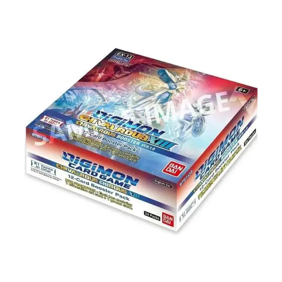 Box Digimon Card Game EX-13 Extra Booster Chivalrous XII TCG