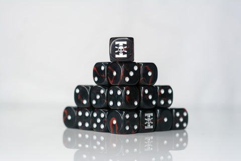 Preorder - Watching Skull D6 Sci-Fi Dice 20Stk