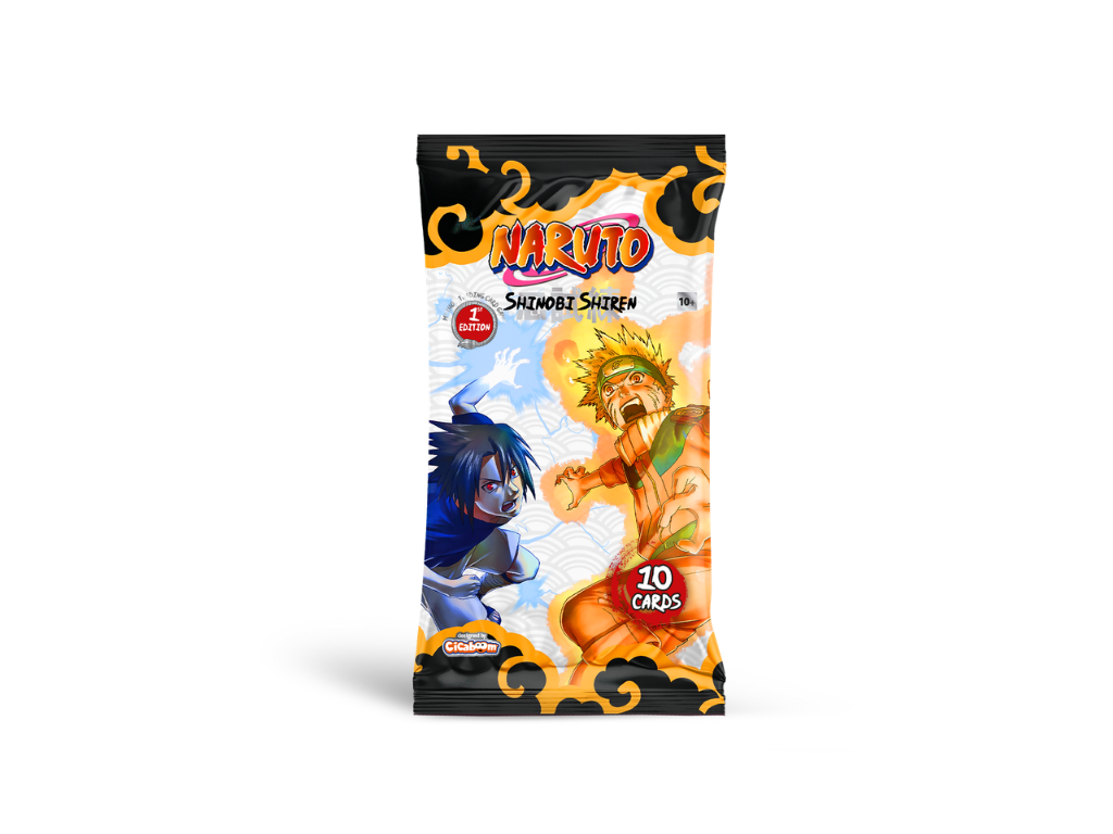 Preorder - Naruto Mythos TCG – SET 2 SHINOBI SHIREN, 1st edition Special Pack Design A 1st wave (9pcs) Case