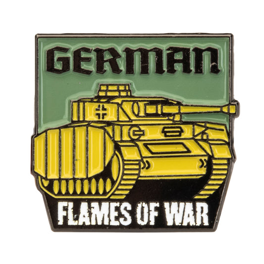 PIN01 - German Flames Of War War Collectors Pin