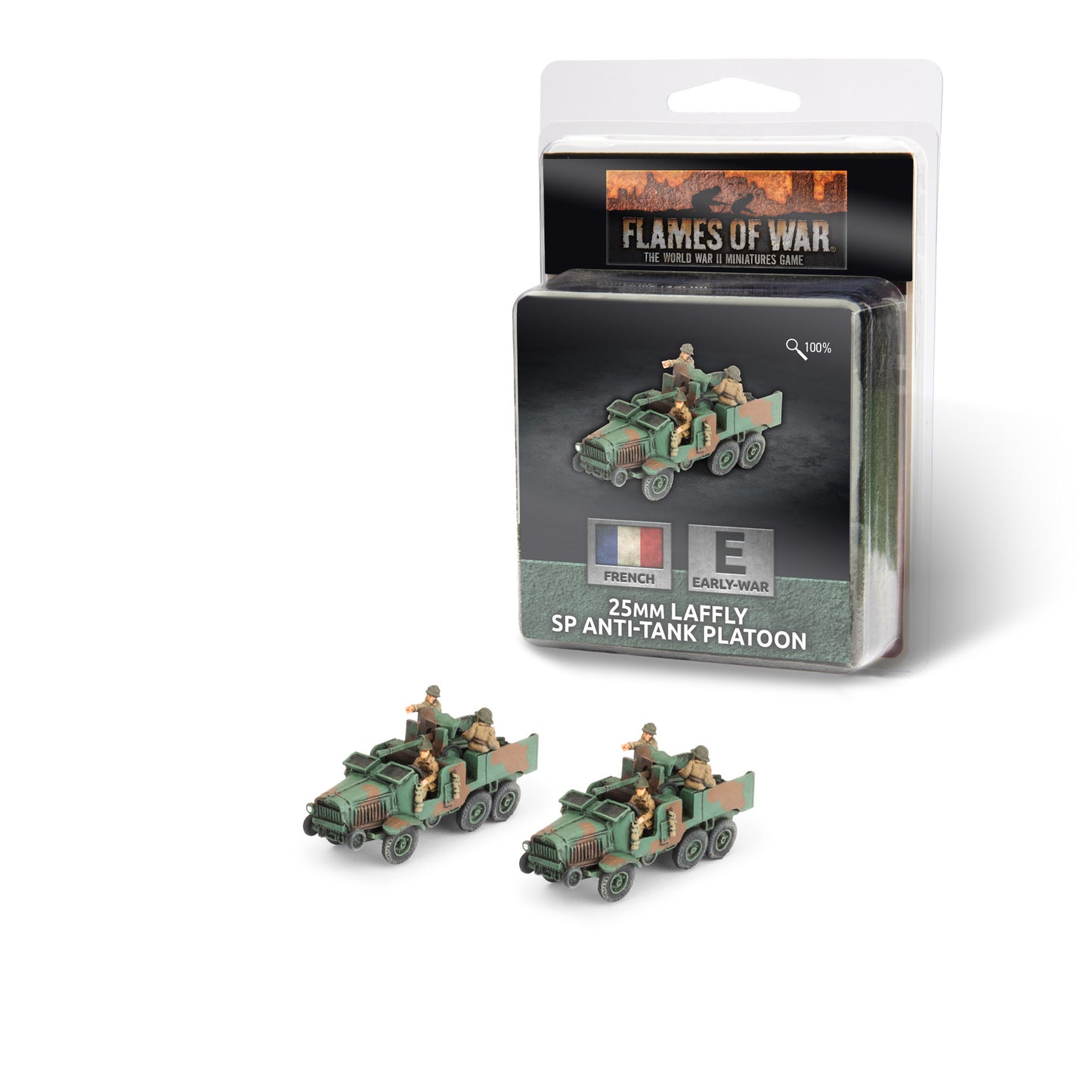 Preorder - 25mm Laffly SP Anti-tank Platoon (x2) (EW)
