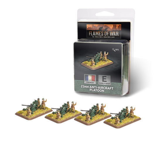Preorder - 25mm AA Platoon (x4 guns) (EW)