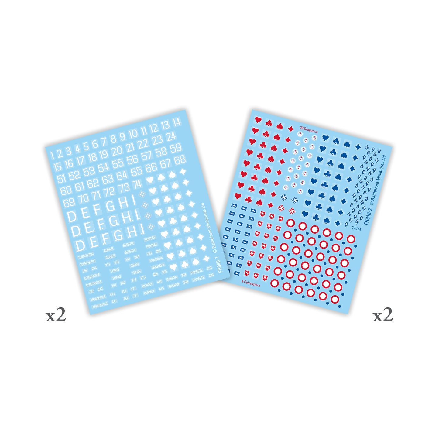 Preorder -  French Decals (x4) (EW)