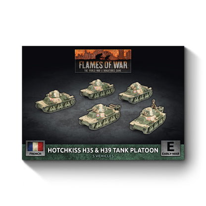 Preorder - H35 / H39 Hotchkiss Tank Platoon (x5 Plastic)