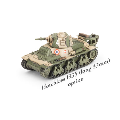 Preorder - H35 / H39 Hotchkiss Tank Platoon (x5 Plastic)