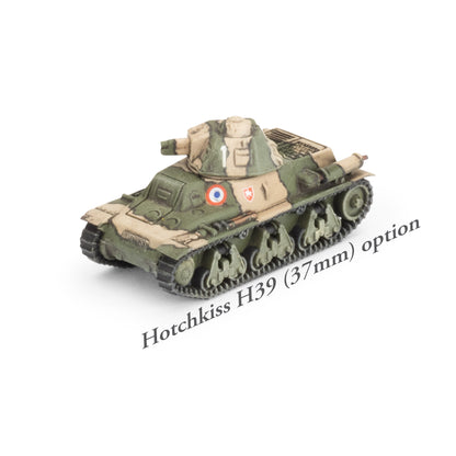 Preorder - H35 / H39 Hotchkiss Tank Platoon (x5 Plastic)