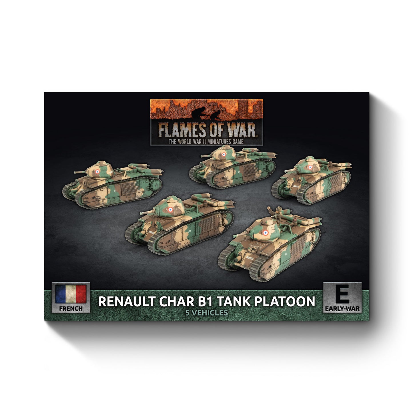 Preorder - Char B1 bis Tank Platoon (x5 Plastic)