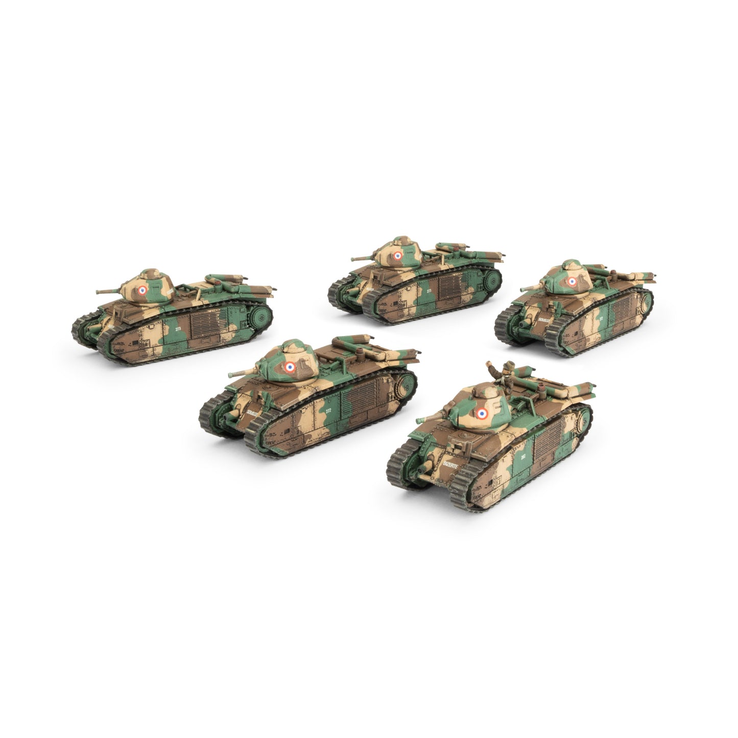 Preorder - Char B1 bis Tank Platoon (x5 Plastic)