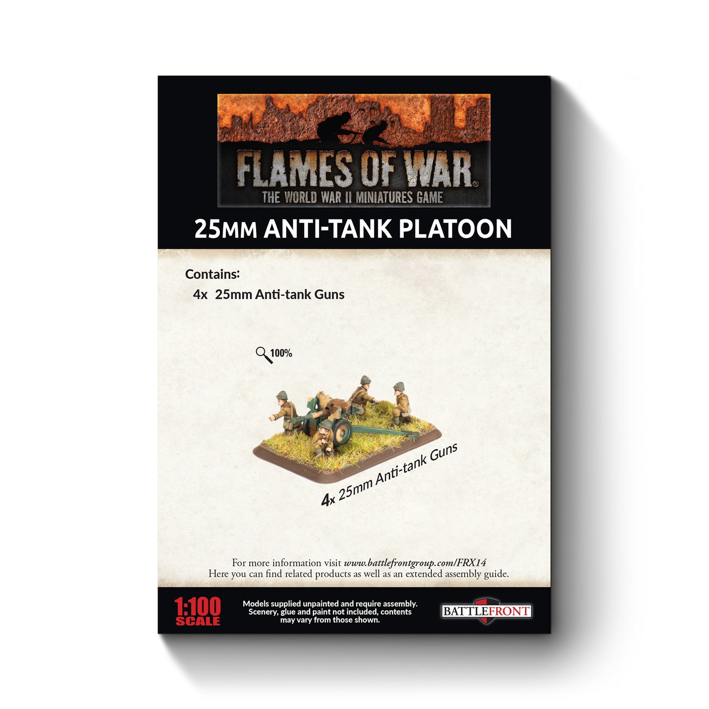 Preorder - Hotchkiss 25mm Anti-tank Platoon (x4 guns) (EW)