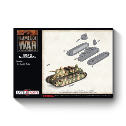 Preorder - Char 2C Tank Platoon (x3)