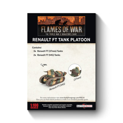 Preorder - Renault FT Tank Platoon (x5) (EW)